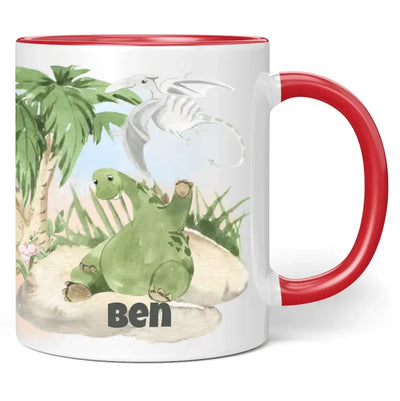 Tasse "Dinos" personalisiert mit Namen