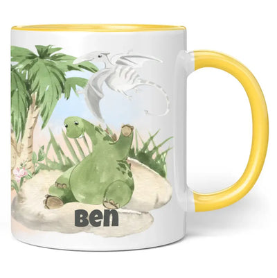 Tasse "Dinos" personalisiert mit Namen