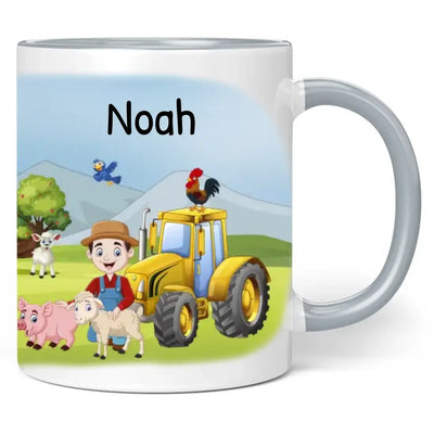 Tasse "Bauernhof" personalisiert mit Namen