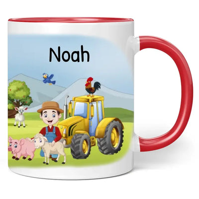 Tasse "Bauernhof" personalisiert mit Namen