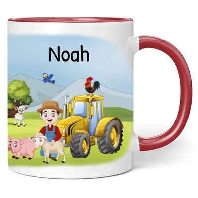 Tasse "Bauernhof" personalisiert mit Namen