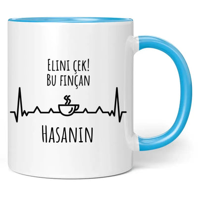 Tasse "Elini çek! Bu finçan" personalisiert mit Namen