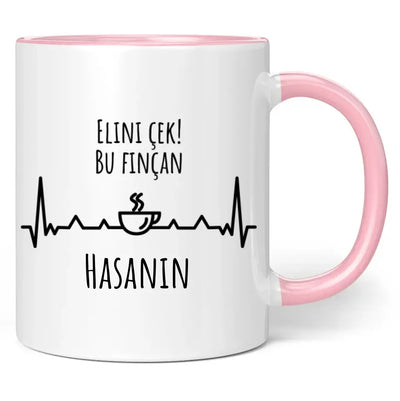 Tasse "Elini çek! Bu finçan" personalisiert mit Namen