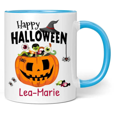 Tasse "Happy Halloween" personalisiert mit Namen