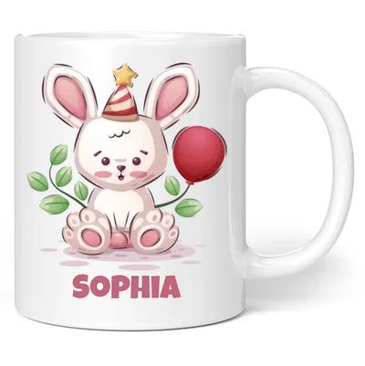 Tasse "Süßer Hase" personalisiert mit Namen