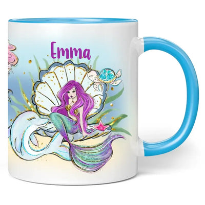 Tasse "Meerjungfrau" personalisiert mit Namen