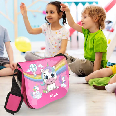 Kindergartentasche für Mädchen und Jungen mit Wunschname personalisiert "Babyeinhorn"