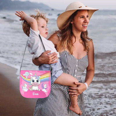 Kindergartentasche für Mädchen und Jungen mit Wunschname personalisiert "Babyeinhorn"