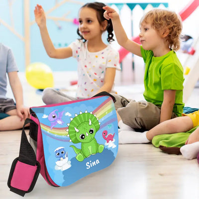 Kindergartentasche für Mädchen und Jungen mit Wunschname personalisiert "Babydino"