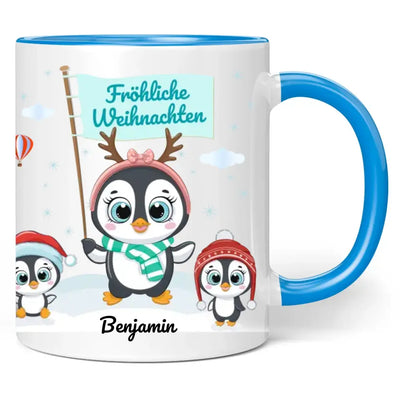 Tasse "Fröhliche Weihnachten" personalisiert mit Namen