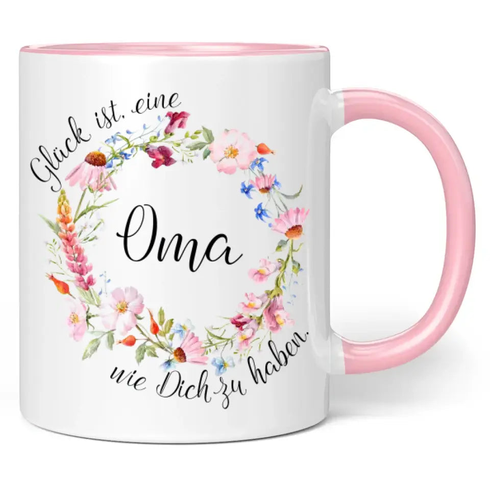 Tasse "Glück ist eine Oma wie dich zu haben!"