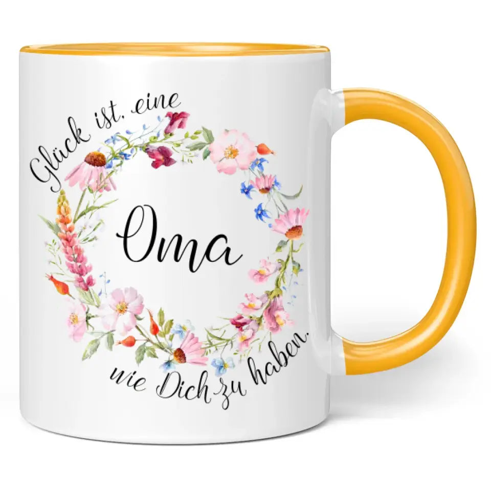 Tasse "Glück ist eine Oma wie dich zu haben!"