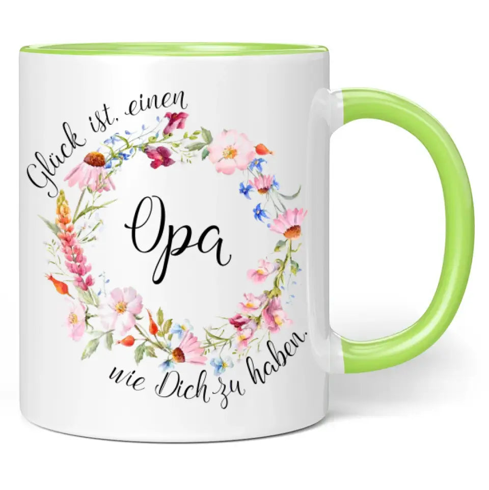 Tasse "Glück ist einen Opa wie dich zu haben!"