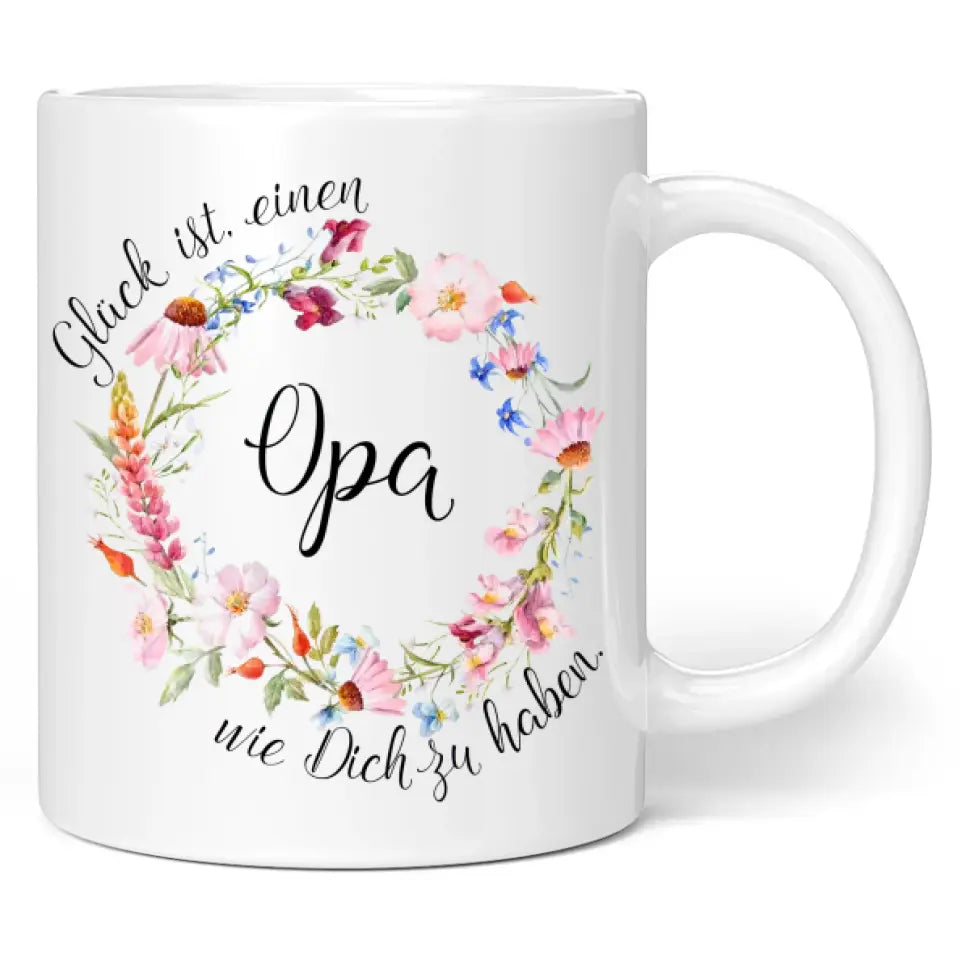 Tasse "Glück ist einen Opa wie dich zu haben!"