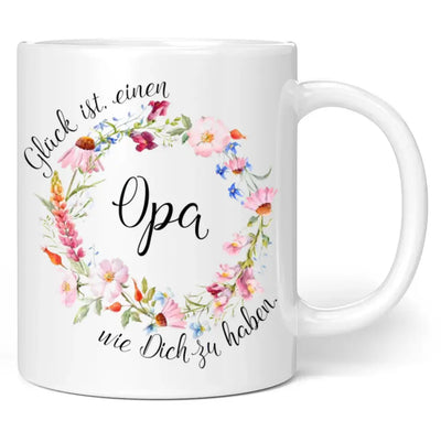 Tasse "Glück ist einen Opa wie dich zu haben!"