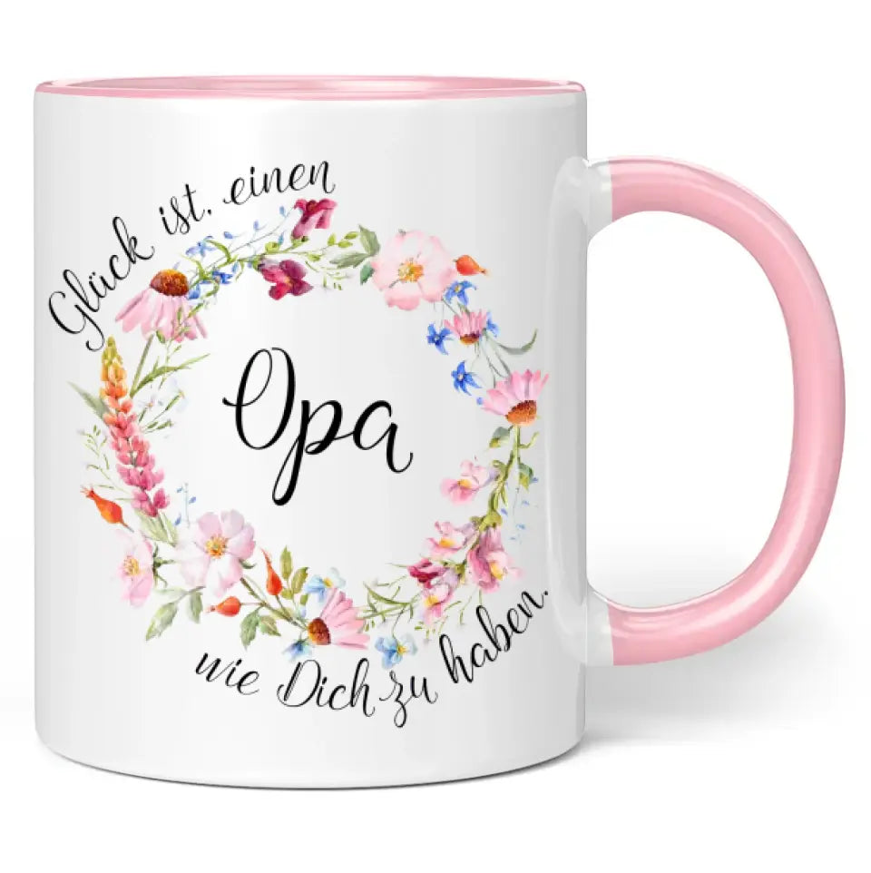 Tasse "Glück ist einen Opa wie dich zu haben!"