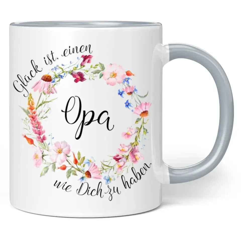 Tasse "Glück ist einen Opa wie dich zu haben!"