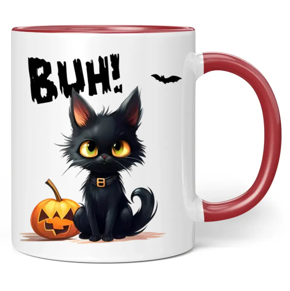 Tasse "Buh!" (Schwarze Katze)