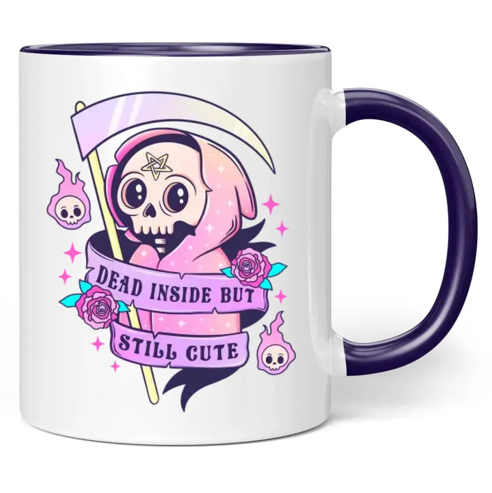 Tasse "dead inside but still cute"