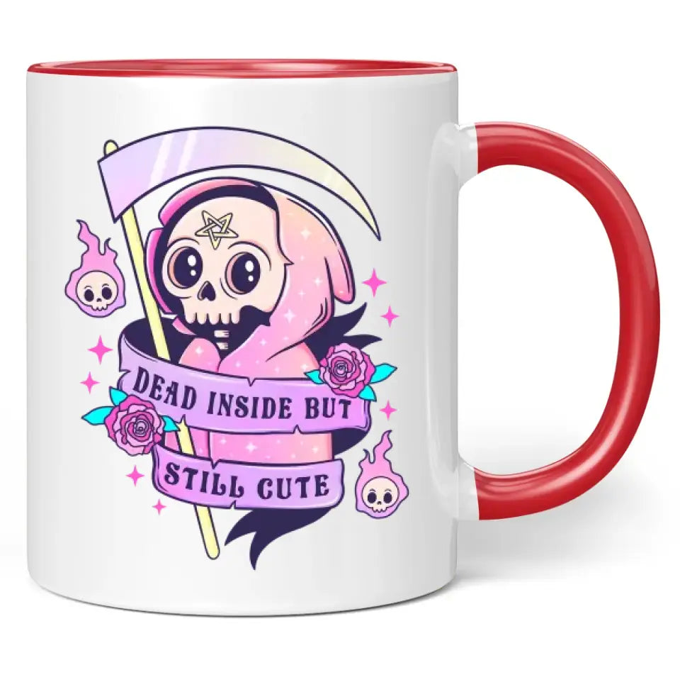 Tasse "dead inside but still cute"