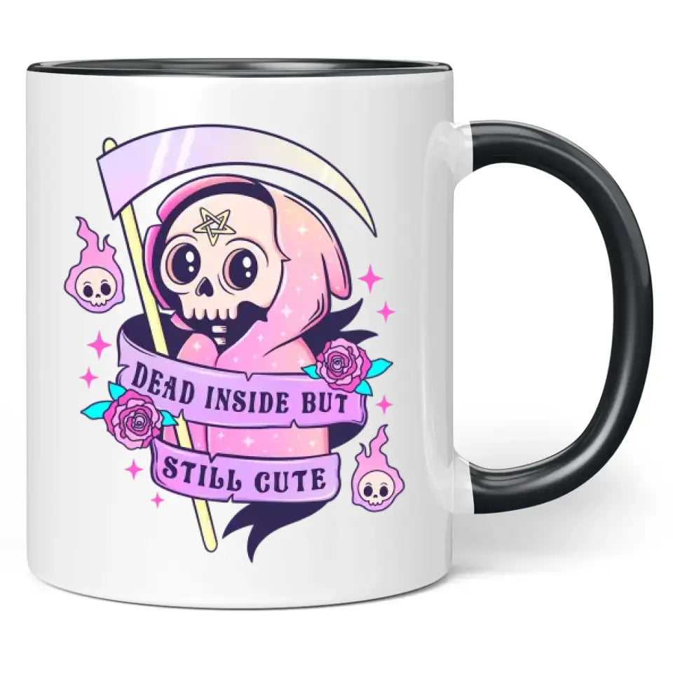 Tasse "dead inside but still cute"