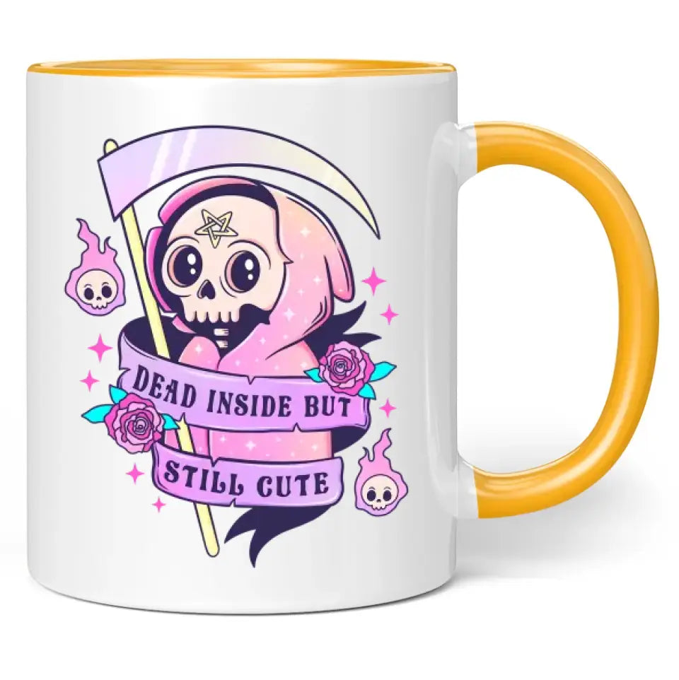 Tasse "dead inside but still cute"