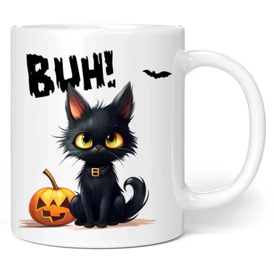 Tasse "Buh!" (Schwarze Katze)