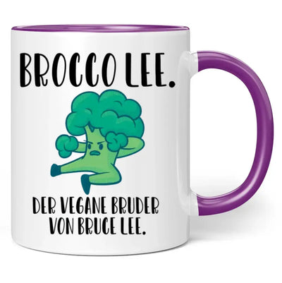 Tasse "Brocco Lee. Der vegane Bruder von Bruce Lee.