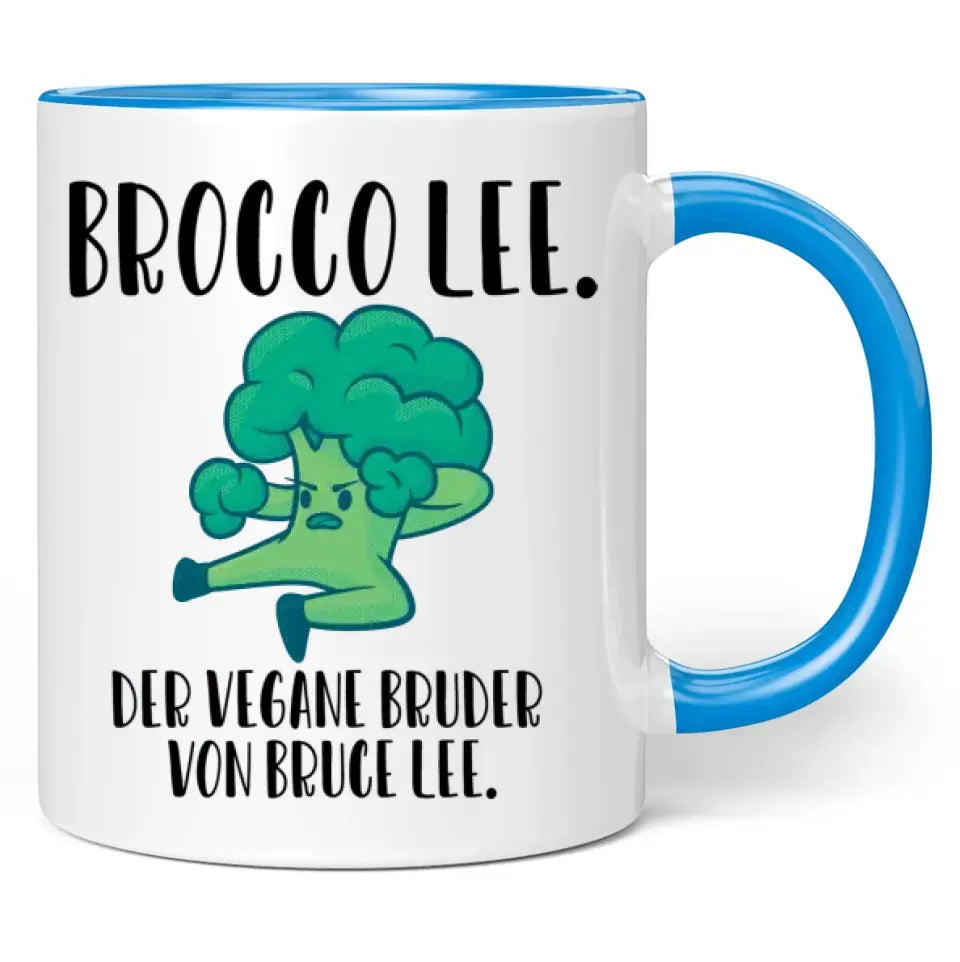 Tasse "Brocco Lee. Der vegane Bruder von Bruce Lee.