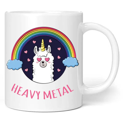 Tasse "Heavy Metal" (Lama-Motiv)