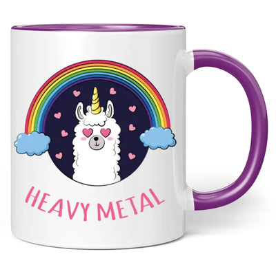 Tasse "Heavy Metal" (Lama-Motiv)