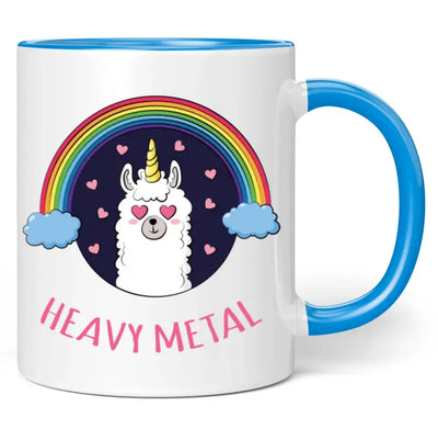 Tasse "Heavy Metal" (Lama-Motiv)