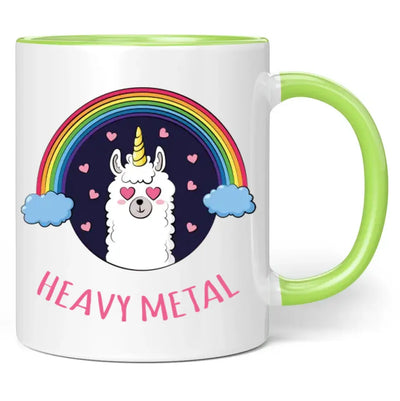 Tasse "Heavy Metal" (Lama-Motiv)