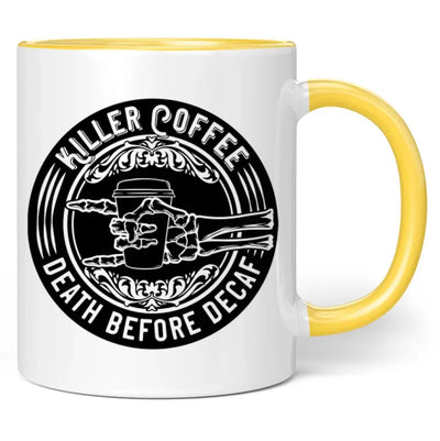 Tasse "Killer Coffee - death before decaf"