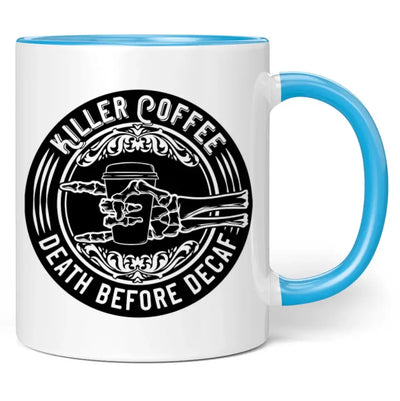 Tasse "Killer Coffee - death before decaf"