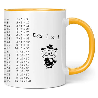 Tasse "Das 1x1" (Eulen-Motiv)