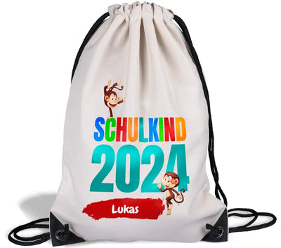 Sportbeutel "Schulkind 2024" mit Wunschnamen