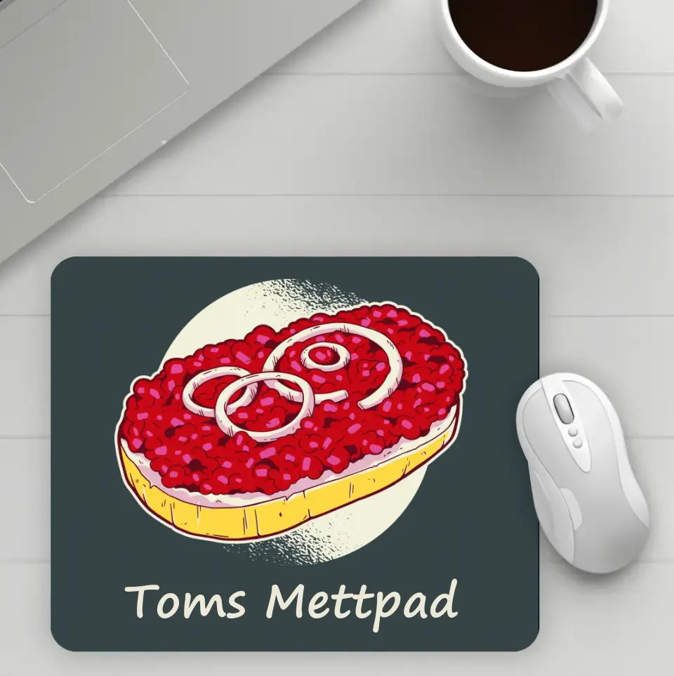 Mauspad personalisiert "Mettpad" 230x190mm