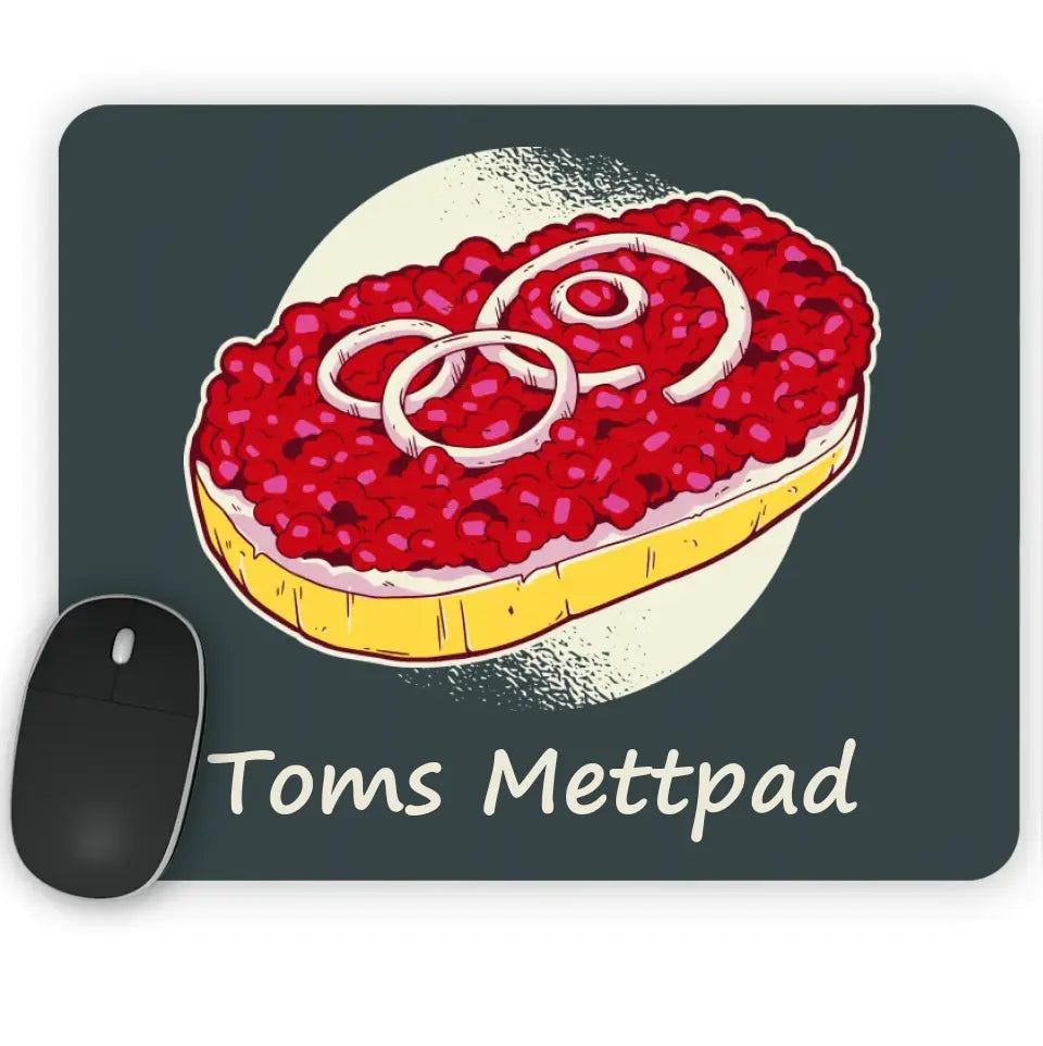 Mauspad personalisiert "Mettpad" 230x190mm