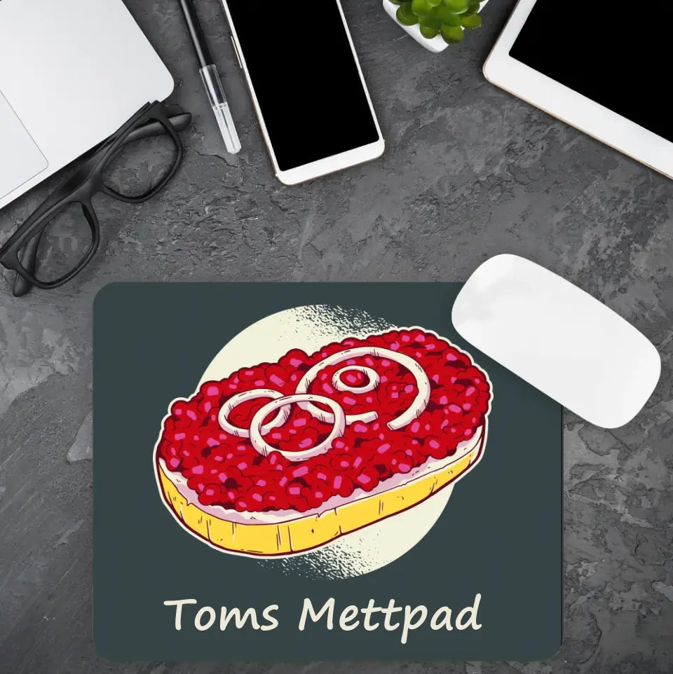 Mauspad personalisiert "Mettpad" 230x190mm