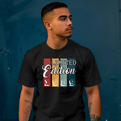 T-Shirt "Limited Edition" mit anpassbarem Druck
