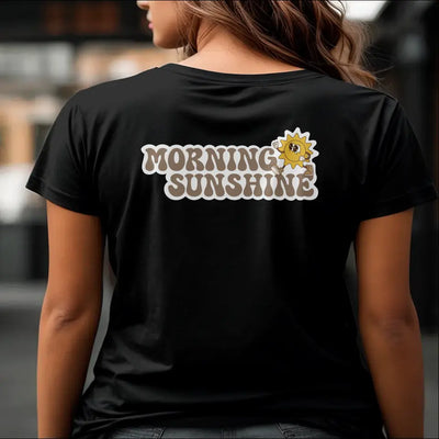 T-Shirt "Morning Sunshine" mit anpassbarem Druck