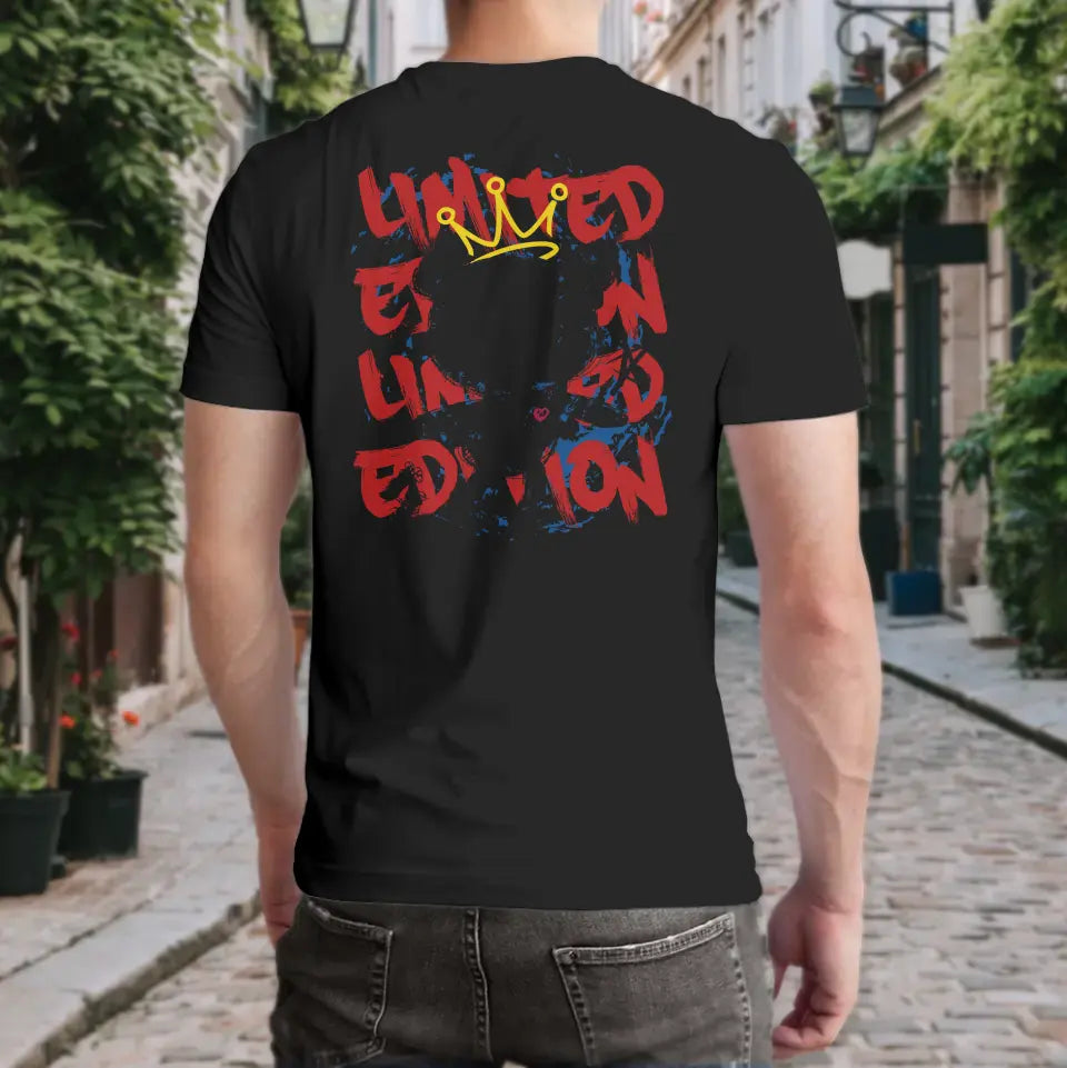 T-Shirt "limited edition" mit anpassbarem Druck