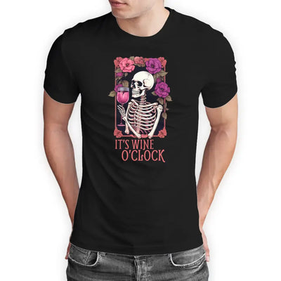 T-Shirt "It's wine o'clock" mit anpassbarem Druck