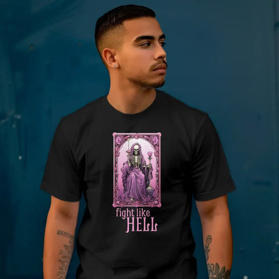 T-Shirt "Fight like Hell" mit anpassbarem Druck