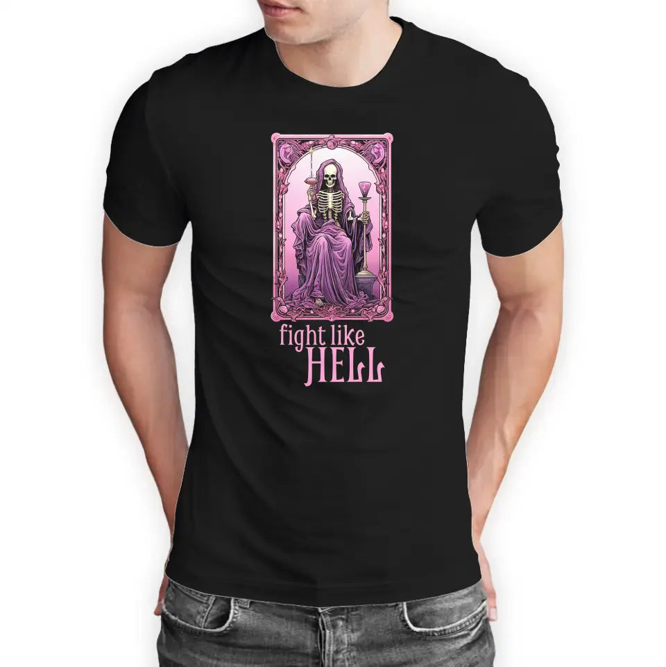 T-Shirt "Fight like Hell" mit anpassbarem Druck