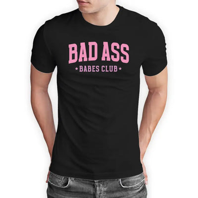 T-Shirt "Bad Ass Babes Club" mit anpassbarem Druck