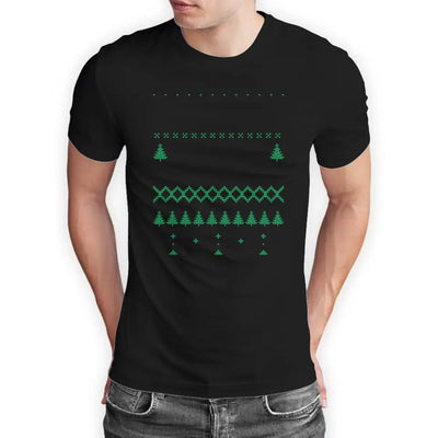 T-Shirt "Fröhliche Weihnachten" mit anpassbarem Druck