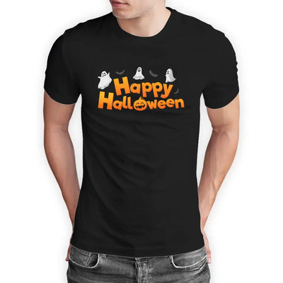 T-Shirt "Happy Halloween" mit anpassbarem Druck