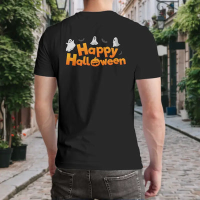 T-Shirt "Happy Halloween" mit anpassbarem Druck